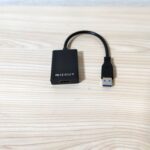 USB出力からHDMI出力に変換するアダプター